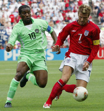 okocha vs bekham